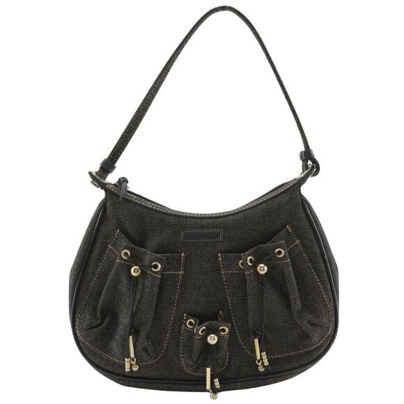 Givenchy Accessory pouch Shoulder Bag Vintage Y2K Navy blue denim Women - Picture 1 of 12